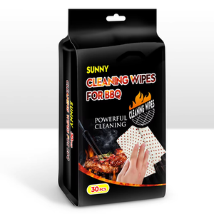 Salviette detergenti <span class=keywords><strong>per</strong></span> <span class=keywords><strong>barbecue</strong></span> resistenti personalizzate OEM/ODM, usa e getta con formula sgrassante, rimuovono grasso incrostato e residui alimentari - Product Image 1