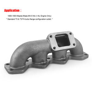 Collecteur d'échappement en fonte pour Mazda Miata 1990-1993 MX-5 1.6L Modification automobile Collecteur d'échappement en plastique Neuf - Product Image 5