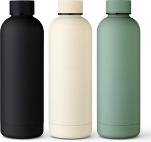 Botella de Agua Deportiva Personalizada con Logotipo, Botella de Agua de Acero Inoxidable Reutilizable de 500 ml y 750 ml, Taza de Viaje Aislada - Product Image 4