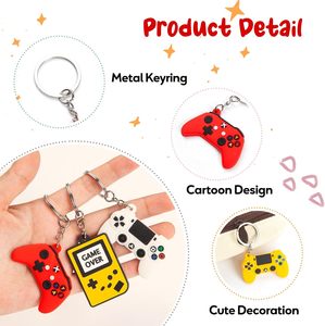 Bán buôn phim hoạt hình PVC Keychain Silicone Keyring Key Phụ Kiện Đảng ủng hộ và quà tặng cho trẻ em trai và cô gái - Product Image 2