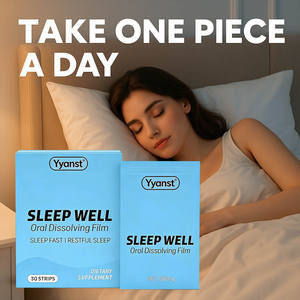 Bandes buccales personnalisées pour adultes à base de mélatonine et L-théanine pour un sommeil rapide et réparateur – Emballage sur mesure – Complément alimentaire - Product Image 3