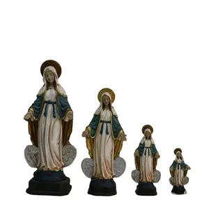 工艺品圣母玛利亚雕像家居装饰雕塑定制树脂现代欧洲宗教雕像圣诞节7-15天不适用