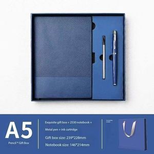Cuaderno y Bolígrafo de Recuerdo Premium en Caja de Regalo |   Cuaderno de Alta Gama Perfecto para Documentación de Reuniones de Oficina - Product Image 5