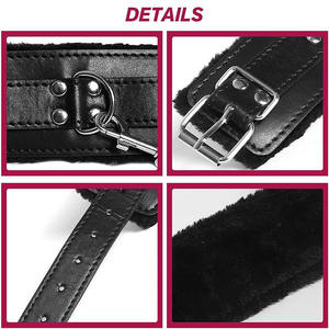 Подушка Камасутра, сексуальные аксессуары для БДСМ, кожаные наручники из ПУ, браслеты на запястья и лодыжки, фетиш-аксессуары с мягкой подкладкой - Product Image 6