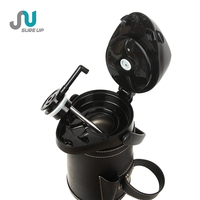 Ensemble de Yerba Maté 1,3 L en Acier Inoxydable avec Housse en Cuir, Tasse à Maté et Paille, Bouteille Isotherme à Double Paroi pour Voyages en Extérieur