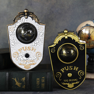 Décoration de sonnette d'Halloween à un œil, en PVC, électrique, lumineuse et sonore, avec œil artificiel, accessoires de déguisement pour pièces effrayantes, décoration d'Halloween - Product Image 4