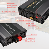 Pretiosus onduleur RV onduleur alimentation 3000w 3KW onduleur à onde sinusoïdale Pure DC12V ToAC220V avec convertisseur de puissance à télécommande