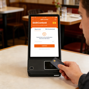 Terminal POS Portátil Todo en Uno ODM, PC de 7 y 8 Pulgadas, Sistema POS Android con Lector de Códigos de Barras, NFC <span class=keywords><strong>para</strong></span> <span class=keywords><strong>Restaurantes</strong></span>, Hoteles y Logística - Product Image 1