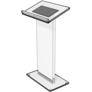 Podio Transparente Alto y Resistente Personalizado con Borde <span class=keywords><strong>para</strong></span> <span class=keywords><strong>Libros</strong></span>, <span class=keywords><strong>para</strong></span> Presentaciones, Iglesias y Aulas - Product Image 4
