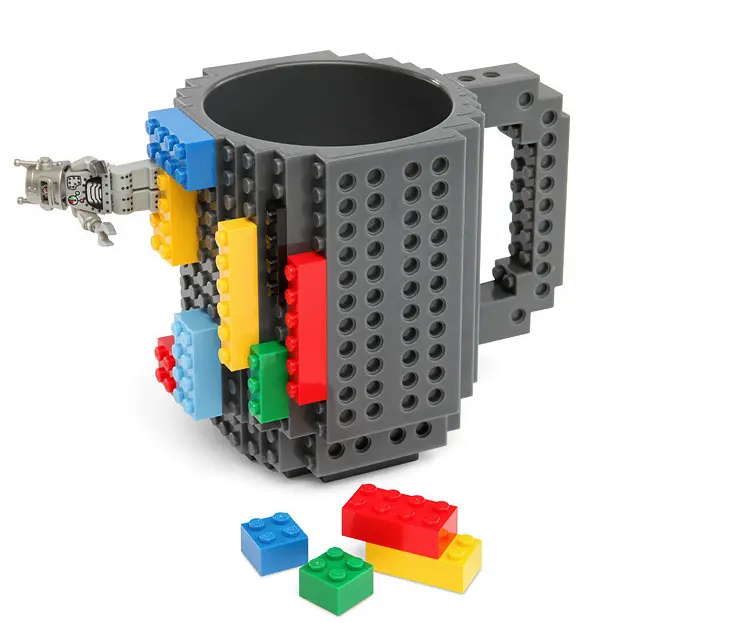 Diy Lego Koffiemok 350Ml Reisbeker Kids Gebouw Serviesblokken Mok Serviesgoed Lego Cup