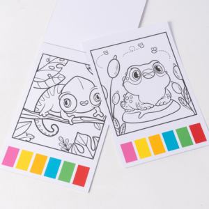 Libro da Colorare con Acqua Profumata Personalizzato per Bambini, Stampa Diretta dalla Fabbrica, Kit Artistico Completo con Pennello, Giocattolo Creativo - Product Image 6