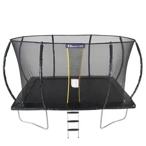 Trampolin Persegi Panjang Tipe Musim Semi 7X10 Kaki, Senam Latihan Besar Komersial Luar Ruangan Profesional