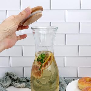 <span class=keywords><strong>Carafe</strong></span> <span class=keywords><strong>en</strong></span> <span class=keywords><strong>verre</strong></span> KANGAROO 8oz 0,5 litre 1 litre 35OZ, vente <span class=keywords><strong>en</strong></span> gros, <span class=keywords><strong>carafe</strong></span> à vin et à eau, bouchons <span class=keywords><strong>en</strong></span> bois, ouverture facile, gravure acide personnalisée - Product Image 4