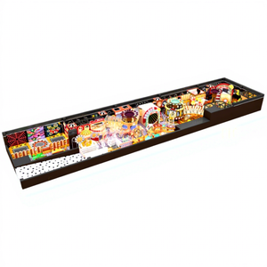 Aire de jeux intérieure sur le thème du carnaval personnalisée Aoleao, piscine à balles, toboggan, escalade, jeu de rôle pour enfants, jeux souples certifiés CE TUV - Product Image 4