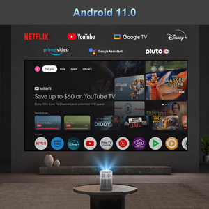 โปรเจคเตอร์ GTV H7 Google TV โปรเจคเตอร์4K สมาร์ท Beamer 1080P โฟกัสอัตโนมัติโปรเจคเตอร์วิดีโอโฮมเธียเตอร์ - Product Image 3