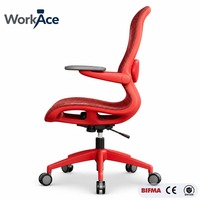 Sièges de bureau modernes avec châssis inclinable profond CE EN 1335, pivotants, à roulettes, inclinables, réglables en hauteur, vente en gros, approvisionnement en vrac direct usine