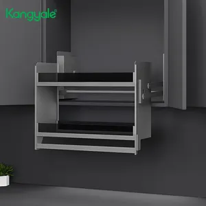 Kangyale – meuble de cuisine série Pax, accessoires, organisateur d'armoire, grande capacité, Double couche, panier élévateur électrique