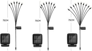 <strong>Pathway</strong> Solar Garden <strong>Lights</strong> Stainless Steel Firefly RGB LED IP65 Waterproof Outdoor Patio Decorative <strong>Christmas</strong> Solar <strong>Light</strong> - Product Image 6
