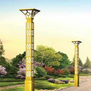 ไฟสนามทรงกระบอกสีน้ำตาล ใช้พลังงานแสงอาทิตย์ Ra90 3500K แสงวอร์มไวท์ IP66 AC 220V ควบคุมด้วยปุ่ม สำหรับใช้งานเชิงพาณิชย์ - Product Image 5
