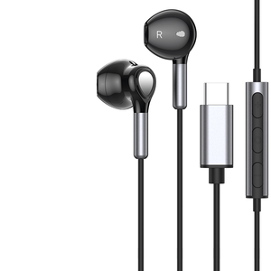 Écouteurs filaires de type C tendance et très vendus, nouveau modèle transfrontalier avec audio numérique et microphone, son premium - Product Image 1
