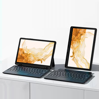 Casing dengan Keyboard, sarung HP Samsung Tab S9 berlaku untuk Samsung Tab S8 S7 S9 11 inci