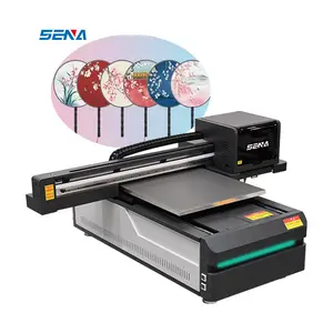 Fabriek Directe Verkoop Zuinige Sena SN-6090 Uv Platte Platbed Printer Voor Metalen Teken Wegplaat Bouwmaterialen Afdrukken