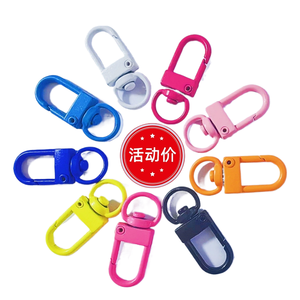 Fermoirs de porte laqués en <span class=keywords><strong>3</strong></span> points, colorés, vente en gros, accessoires DIY, fermoirs mousquetons, attaches pour poupées, petites ressorts crevettes - Product Image 1
