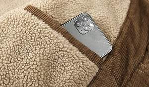 Chaqueta de pana con forro sherpa para hombre, fabricada por OEM, chaqueta de pana marrón de invierno, personalizable, ropa de calle para hombre - Product Image 5