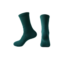 Chaussettes de basket-ball pour équipe avec rembourrage en tissu éponge, chaussettes de sport absorbantes multicolores pour l'entraînement