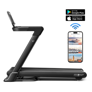 YPOO nueva cinta de correr eléctrica semi comercial mejores cintas de correr M7 con YPOOFIT <span class=keywords><strong>APP</strong></span> 15% cinta de correr inclinada fábrica comercial - Product Image 5