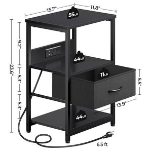โต๊ะข้างเตียงอะคริลิคโต๊ะข้างเตียงสีทองเฟอร์นิเจอร์ห้องนั่งเล่น - Product Image 2