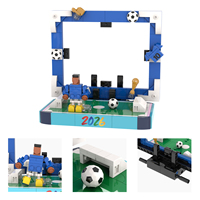 Creatividad Cinematográfica, Fútbol, Marco de Fotos, Kits de Ladrillos MOC, Contenedor, Ladrillos DIY, Bloques de Construcción, Juguetes para Niños MOC1755