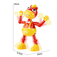 AJB Nouveau Jouet Robot en Plastique à Remonter, Design Animal, Amusant, Mini, Dansant et Balançant