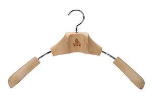 Butler cortesía diseño abrigo comercial pesado deber de Metal de madera de haya de perchas de madera - Product Image 2