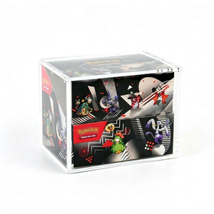 Pre-Assembled Pokemoned Trading Card Game <b>Display</b> <b>Case</b> Clear Acrylic Storage Box for Card Collection - Product Image 1