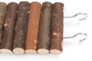 Escalera de madera para hámster, puente de escalada, palos de manzana para <span class=keywords><strong>ratones</strong></span> - Product Image 2