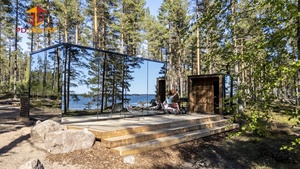 Роскошный Зеркальный Дом: Премиальный Скандинавский Дизайн, Модульный Глэмпинг-Кабинет, Сборные Дома - Product Image 2