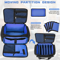 Sac de transport en toile de bâche 600D haute capacité avec logo personnalisé pour équipement DJ, câbles, fichiers, CD, disques et orgue électronique – Durable