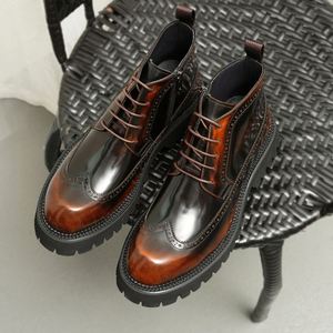 Chaussures habillées noires haut de gamme pour hommes en cuir véritable, faites à la main, sur mesure, basses, respirantes, décontractées et élégantes pour l'automne - Product Image 2