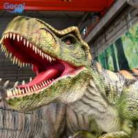 Modèle de dinosaure de grande taille pour parc d'attractions, dinosaure animatronique 3D, fabricants de dinosaures animatroniques personnalisés