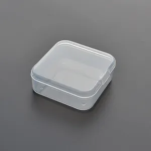 45*45*20mm small square plastic storage box with lid