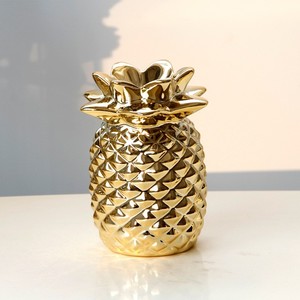 Décoration en céramique ananas de luxe OEM pour l'intérieur de la maison, salon, décoration moderne, artisanat, porche, décoration de Noël - Product Image 5