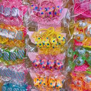 Mylu प्यारा पशु फूल लड़कियों के बाल बाल स्तन 6 pers/सेट बच्चों के लिए कार्टून रबर रस्सी की अंगूठी बच्चों के लिए लोचदार बाल संबंध - Product Image 5