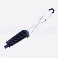 Abrazadera de tensión PA300 para fibra óptica ADSS de 4-8 mm, abrazadera de anclaje tipo cuña de 300N para cable de bajada FTTH
