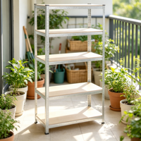 Étagère de rangement en acier réglable à 5 niveaux, 250 kg, revêtement en poudre, couleur personnalisée, capacité de 275 kg pour entrepôt, supermarché, rayonnage