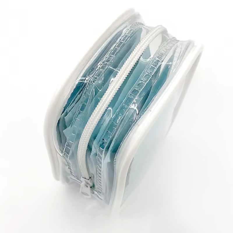 waterproof makeup bag with brush pouch and mirror