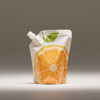 Pochettes souples personnalisées en plastique de qualité alimentaire avec bec verseur pour l'emballage de jus, gelée, lait, eau et autres liquides
