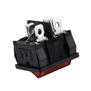 Interruptor Basculante Industrial Iluminado LECI <span class=keywords><strong>de</strong></span> <span class=keywords><strong>Gran</strong></span> Corriente, Impermeable IP41, 10A 250VAC 6A 250V, 50000 Ciclos, 4P SPST/SPDT, Mini Push - Product Image 6