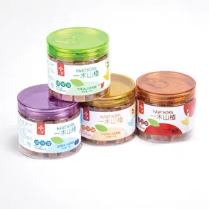 ملصق بسعر المصنع MOQ منخفضة للمتجر اليدوي للوجبات الخفيفة حلوى حلوى العسل البلاستيك برطمان زجاجية يمكن وضعها