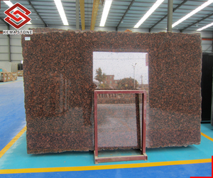 Panel de Revestimiento de Granito Rojo <span class=keywords><strong>Carmen</strong></span> Translúcido Ultrafino de 1-2 mm, para Retroiluminación de Mostradores de Recepción de Hoteles - Product Image 4